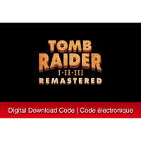 Tomb Raider I-III Remastered Starring Lara Croft for Nintendo Switch [Digital Code]-Genre: Action, Adventure