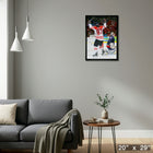 Sidney Crosby Canvas, Team Canada Golden Goal-Dimensions: 14" H. x 28" W. x 1" D.