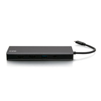 C2G - Station d’accueil USB-C 9-en-1 à double écran avec alimentation de 60 W - Noir-Supporte jusqu’à 60W de puissance pour garder votre portable chargé