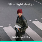 Logitech Keys-To-Go 2 Portable Bluetooth Tablet Keyboard with Built-in Cover - Pale Grey-Built-in cover protects the compact keyboard from damage so you can stay productive all day long