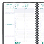Blueline 2026 Planifi-Action 13-Month 5-Day Weekly/Monthly Planner - 10-1/4" x 7-5/8" - Black - French-50% post-consumer recycled paper