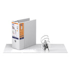 QuickFit Reliure robuste, 5 po, anneaux en D, Blanc, paquet de 4-5 po
