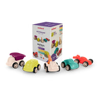 Miniland Eco Minimobil 4-1/4" - Set of 5-These fun didactic toys stimulate learning about the physical and social environment and can serve as support in the first steps towards Road Safety Education