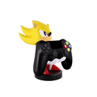 Exquisite Gaming Sonic The Hedgehog: Super Sonic Cable Guy Controller Holder & Phone Stand-Approximately 8" tall
