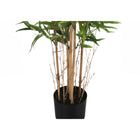 Monarch Specialties 50" Artificial Indoor Bamboo Tree - Floor - Black Pot-No assembly required: product dimensions: 27 in. L x 27 in. W x 50 in. H