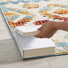 Modway - Reflect Treillis marocain en diamant abstrait Takara Tapis intérieur et extérieur de 5 pi l x 8 pi L - Multicolore-Sisal 100% polypropylène