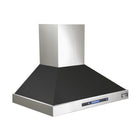 KUCHT KRH3015-K 30" 900 CFM Wall Mounted Range Hood - Stainless Steel/Black-High quality 1.0 mm thickness 304 grade Stainless Steel Pro-Style range hood will enhance the look of your gourmet kitchen