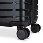 Travelite Epicure 24" Hardside Medium Checked Spinner Luggage - Black-Integrated tracker holder