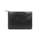 Ashlin Designer - Grande pochette Emerson en cuir foulonnE naturel pour iPad/MacBook de 11 po - noir-Il peut parfaitement insérer votre iPad et Macbook jusqu'à 11 pouces