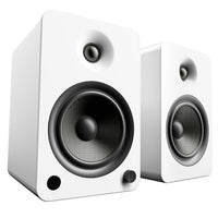 Kanto YU6 Powered Bookshelf Speakers with Bluetooth and Phono Preamp - Matte White-Integrated Bluetooth with Qualcomm aptX technology lets you enjoy high-quality streaming from the palm of your hand