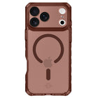 ITSKINS Hybrid_R Frost Compatible with MagSafe Case for iPhone 17 Pro Max - Mocha-Raised edges protect your screen and camera