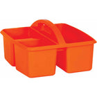 Teacher Created Resources Plastic Storage Caddy - Orange - 6 Pack-These caddies are made from durable plastic and includes divided compartments for easy organizing.