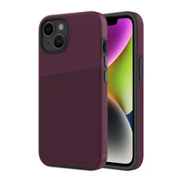 AXS PROTech Plus Dual-Layered Anti-Shock Sleek Case for Apple iPhone 14 - Sangria-Drop resistant up to 10 feet