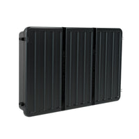 Storm Shell Outdoor Hard Shell TV Cover with a TV Wall Mount Bracket - 56"H x 65"W-Suitable for installation on brick, concrete, or wood studs spaced at 16 overlaid by sheetrock, stucco, or siding.