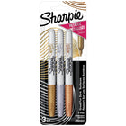 Sharpie Fine Tip Metallic Markers - Assorted Colours - 3 Pack-Quick-drying, fade- and water-resistant ink