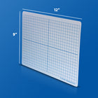 Flipside Products Dry Erase Learning Mat - Two-Sided XY Axis/Plain - 9" x 12" - 48 Pack-High quality surface wipes clean