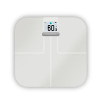 Garmin - Balance intelligente Index S2 avec connectivité Wi-Fi - Blanc-Voir votre poids en livres, kilogrammes ou pierres et livres