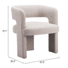 Zuo Java Accent Chair - Sandy Beige-6