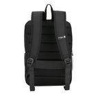 Swissdigital Katy Rose Backpack with SD Finder - Black/Platinum-ADD-A-BAG SYSTEM: The intelligent Add-A-Bag system is not only a tremendous relief for your multi-luggage travel, but it is also extremely easy to handle. Simply connect your bag to the luggage with an integrated luggage strap in a hands-free way. The trolley sleeve fits over upright luggage handle, allowing you to connect your backpack to the suitcase and pull with one hand.