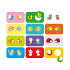 Banana Panda Match The Buddies 12-Puzzle Set-Develops fine motor skills, language skills, and social skills.