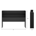 Nexera Hunter Bookcase Headboard - Full Size - Black-6