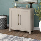 Hudson&Canal - Meuble d'appoint Chabot de 28 po de largeur - Blanc aulne-Dimensions du produit : 14" L x 28" l x 32" H
