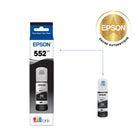 Epson - Bouteille d’encre à base de colorants T552 - noir photo-Flacon de 70 ml