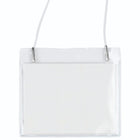 JAM Paper - Étiquettes Porte-Nom en Plastique - 4 x 3 1/2 - Transparent - Paquet de 24-Couleur : Transparent 