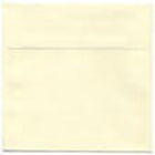 JAM Paper 7.5" x 7.5" Square Invitation Envelopes - Ivory - 100 Pack-Ivory envelope