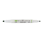 Zebra Mildliner Double Ended Pen-Style Highlighter - Mild Green-Mild water resistant ink is translucent and excellent for layering