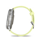 Garmin - Venu 4 – 45 mm, Argent avec bande en silicone Citron-état hrv: Obtenez une compréhension plus approfondie de votre santé globale grâce à la variabilité de la fréquence cardiaque pendant votre sommeil