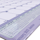 Blueline - 2027 Calendrier sous-main mensuel avec bande en vinyle - 21 1/4 po x 16 po - bilingue-Bilingue : anglais et français