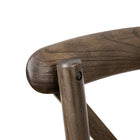 Flash Furniture - Chaise empilable Early American en bois à dossier en croix de la série HERCULES-Pour une utilisation commerciale et résidentielle