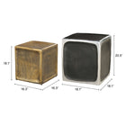 Zuo Brics Side Table - Multicolor - Set of 2-6