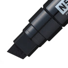 Pentel Permanent Marker - Extra Bold Chisel Tip - Black Ink - 6 Pack-Chisel tip from 8.0mm to 15.4mm gives a variable line width