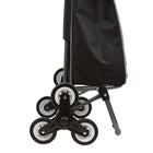 BIOS Living Rolling Shopping Cart - Black polka dots - 3 wheels -7