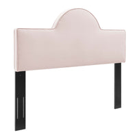 Modway Dawn Performance Velvet King/California King Headboard - Pink-Velvet King/California King Headboard