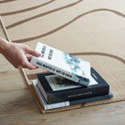 Modway Surge Swirl Abstract Indoor/Outdoor Area Rug - 8 ft W x 10 ft L - Light/Dark Beige-100% Soft Polypropylene