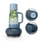 Ninja BlendBOSS Tumbler Blender with 26oz Travel Tumbler & Removable Straw - Cyberspace-Take the guesswork out of blending with 3 intelligent programs: Smoothie, Ice Crush, and Blend