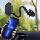 Mighty Mount MagSafe Magnet Mount - Gooseneck Suction Cup Base-360° rotation: For Portrait & Landscape viewing