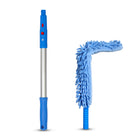 Gritt Commercial 22" Flexible Wand Duster - Microfiber and Chenille Sleeve - 20" Pole - 2 Pack-Duster Length: 22 Inches