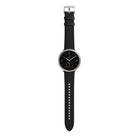 Amazfit - Active 2 Smartwatch avec bracelet en cuir et cardiofréquencemètre - 44 mm - Noir-Plus de 160 modes d'entraînement, dont l'entraînement musculaire et la course HYROX