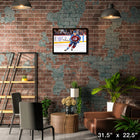 Cale Makar Colorado Avalanche - Framed Canvas - 31" x 22"-Officially licensed by the NHL and NHLPA