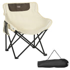 Outsunny Lightweight Camping Chair for Adults-Solid 600D oxford fabric resists wear and aging for long-lasting use  