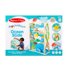 0Melissa & Doug Rollables Jouet toboggan océan en bois pour nourrissons et tout-petits (5 pièces)-Les objets enroulables sont faciles à saisir pour les nourrissons et les tout-petits, suffisamment fermes pour rouler et suffisamment doux pour être pressés ; introduire la cause et l'effet et encourager les compétences sensorielles, motrices fines et de résolution de problèmes