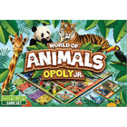 Masterpieces Puzzle Company World of Animals Opoly Junior Board Game-2-4 Players