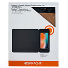 Spracht MagPad Charger and Mouse Pad - Brown-Wireless charging output 15W