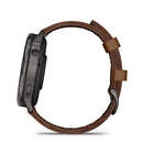 Garmin - Venu 4 – 45 mm, Ardoise avec bracelet en silicone noir et bracelet en cuir brun-état hrv: Obtenez une compréhension plus approfondie de votre santé globale grâce à la variabilité de la fréquence cardiaque pendant votre sommeil