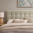 Modway Emily Fabric Upholstered Queen Size Headboard - Linen-Queen Size Headboard