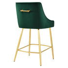 Modway Discern Counter Stools - Green - Set of 2-Counter Stool Weight Capacity: 330 lb